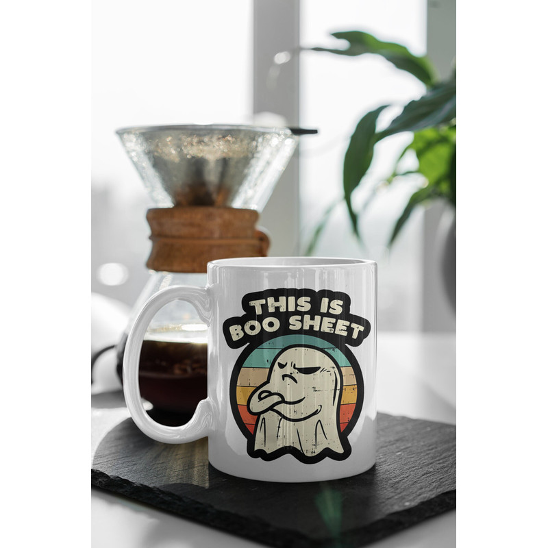 Spooky Season This Is Boo Sheet Halloween Holiday 11 oz Ceramic Mug Gift Birthday Gift.jpg