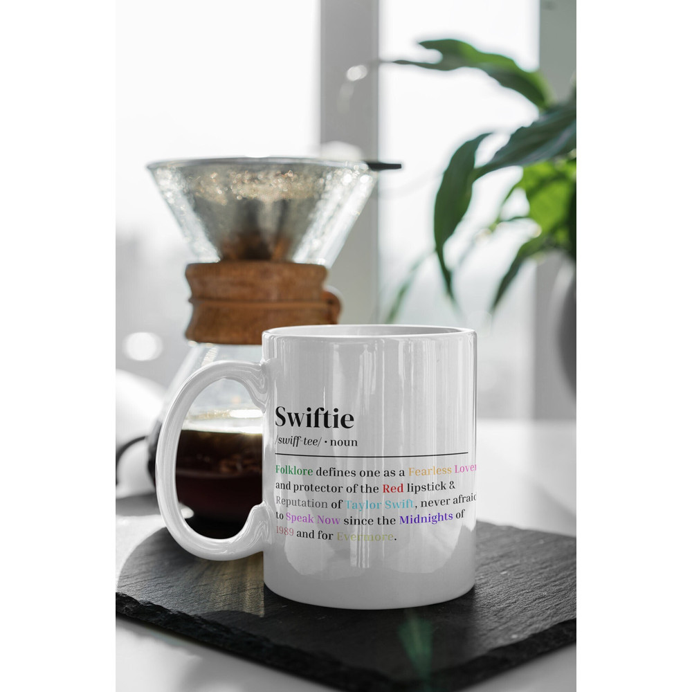 Swiftie Noun, Swiftie Merch, Coffee Mug White 11 oz Ceramic Mug Gift Birthday Gift.jpg