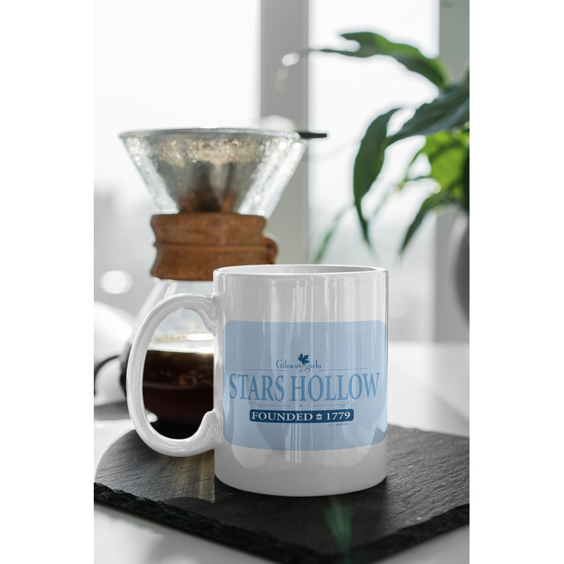 Stars Hollow Founded 1779 Gilmore Girls White 11 oz Ceramic Mug Gift Birthday Gift.jpg