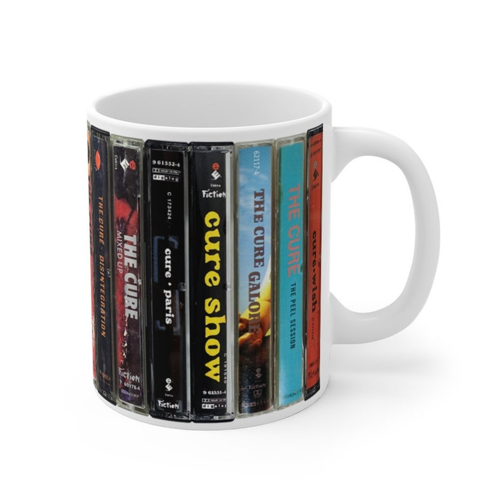 Retro The Cure Cassette Tapes Mug - The Cure Coffee Cup - Robert Smith Mug3.jpg