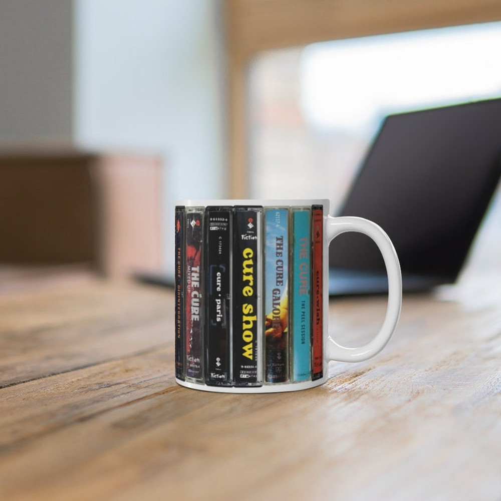 Retro The Cure Cassette Tapes Mug - The Cure Coffee Cup - Robert Smith Mug6.jpg