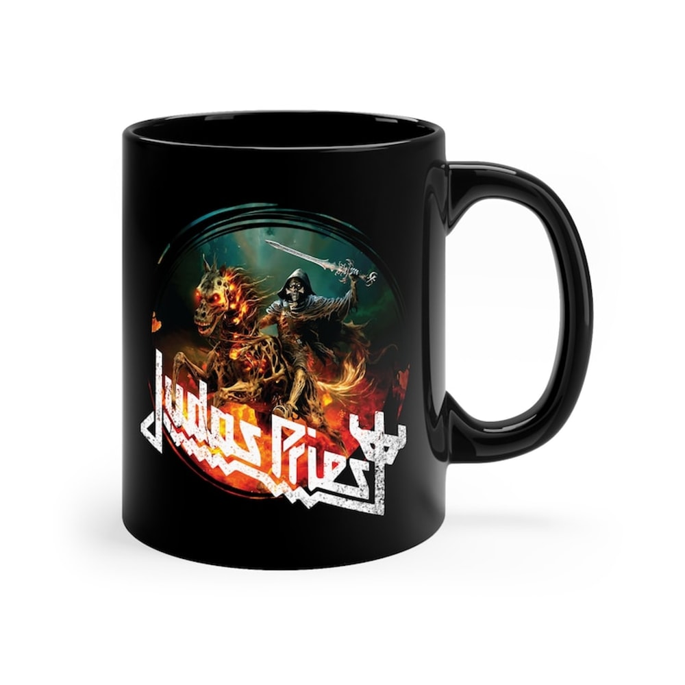 Judas Priest Mug, Judas Priest Music Band Mug, Hardcore Band, Rare Band Mug 11oz Black Mug1.jpg