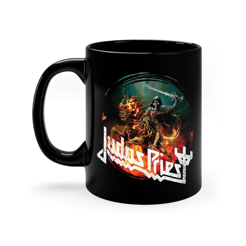 Judas Priest Mug, Judas Priest Music Band Mug, Hardcore Band, Rare Band Mug 11oz Black Mug3.jpg