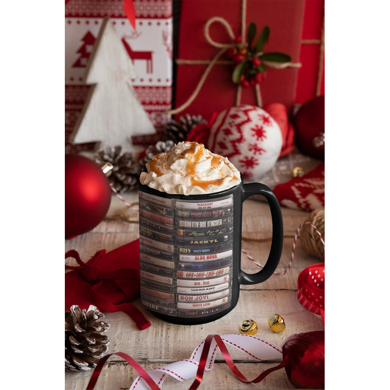 Hair Metal Mug, Heavy Metal Kings Classic Tapes Ceramic Coffee Cups, 15oz Ceramic Mug, Heavy Metal Gift, Heavy Metal Dad Gift5.jpg
