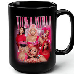 Nicki Minaj coffee Mug, Nicki Minaj Gift, Rapper Homage Graphic Mug