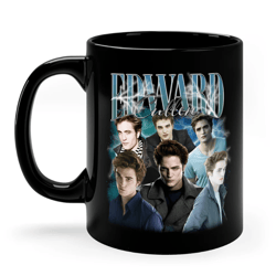 limited edward cullen vintage coffee mug,retro 90's fans homage mug, gift for women and men