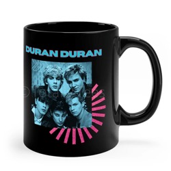 duran duran mug 11oz black coffee mug vintage aesthetic 1980s 2023 tour