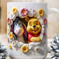 Pooh Bear Mug, Disney Mug, Mothers Day Mug 11oz, 15oz Mug