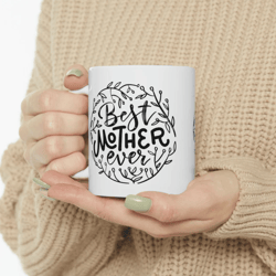 Best Mom Ever Mug, Mom Coffee Mug, Personalized Mom Mug, Mother's Day Gift From Daughter, Mom Mug, Mom Gift, Mom Cup