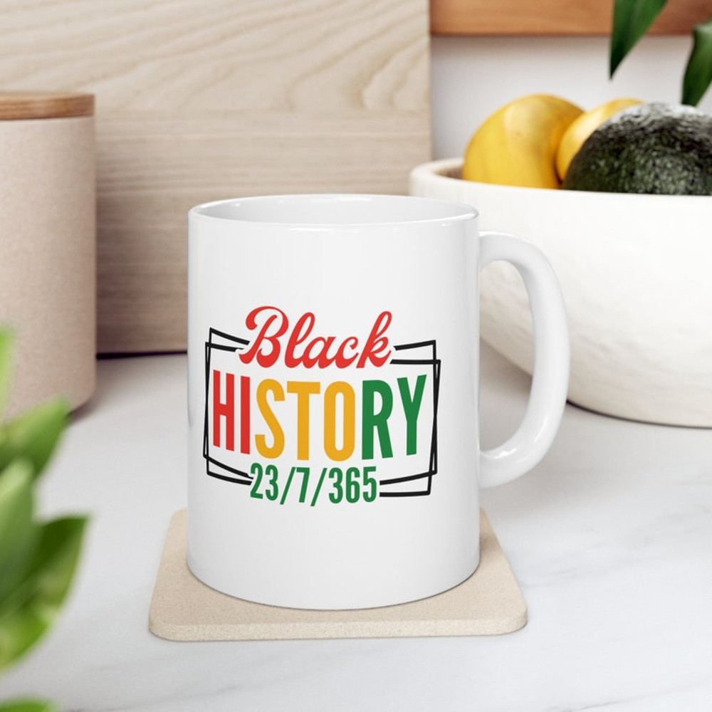 Black History Month Mug, Black Empowerment Mug, Black History Month Gift, Celebrate Black History, African American, Black Culture, BLM Mug1.jpg