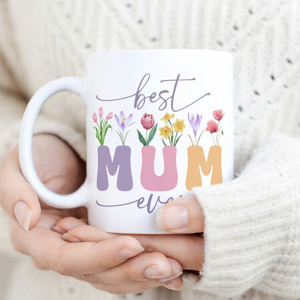 Vintage Floral Mug PNG, Mother Gift Mug, Mum Wildflowers Mug PNG, Coffee Mug3.jpg