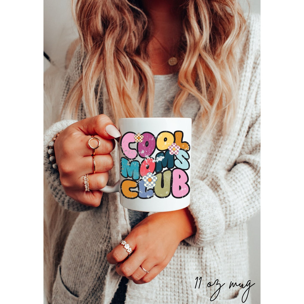 Cool Moms Club Mug, Mug for Mom, Mother's Day Coffee Mug, Mom Est 2023, Mothers Day Gift for New Mom Gift, Baby Shower Gift, Pregnancy Gift2.jpg