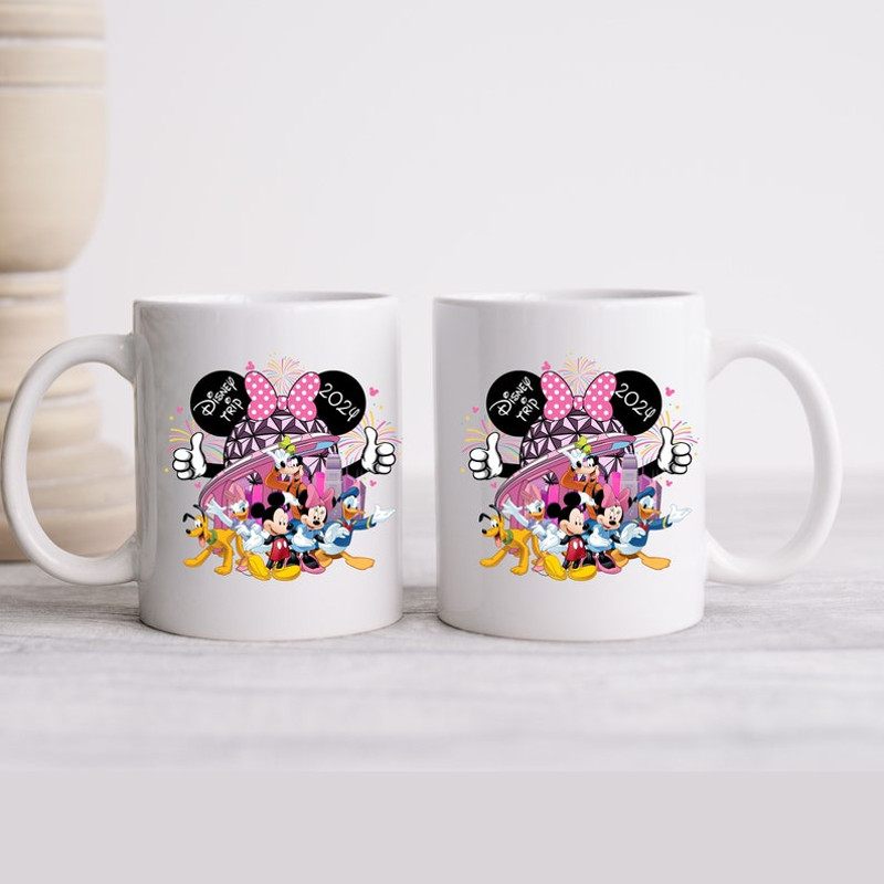 Disney 2024 Epcot Coffee Mug, Disney Family Cup, Disney Vacation 2024 Cup, Epcot Mug, Disney and Friends Epcot Coffee Cup5.jpg