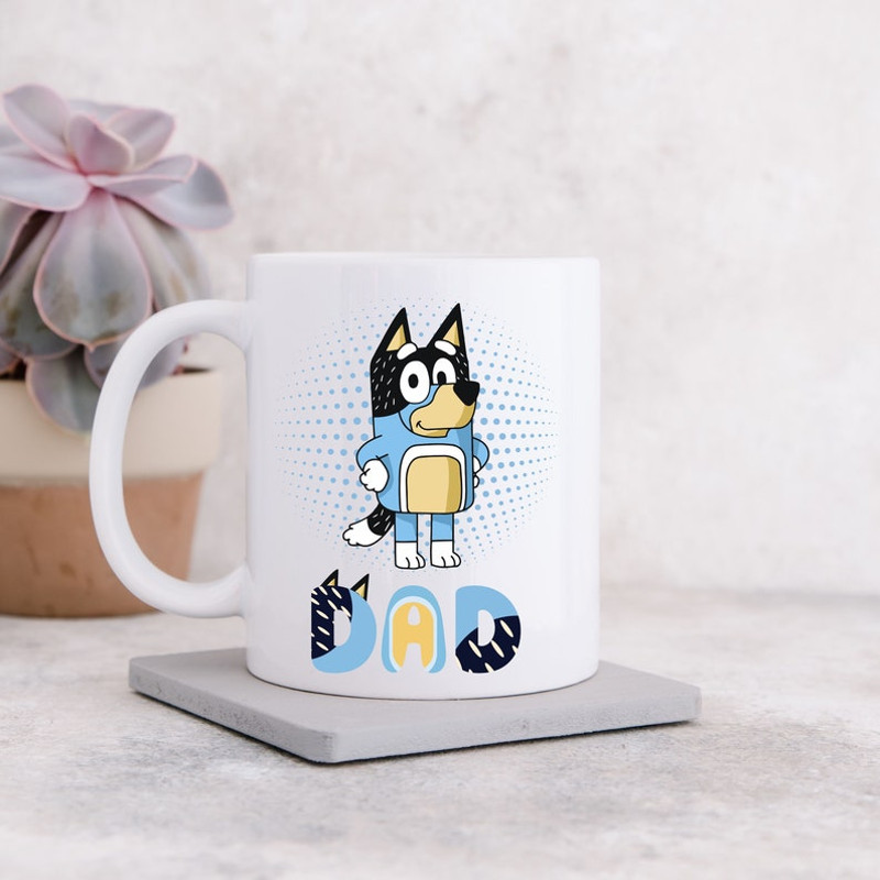 Bluey Chilli Cool Dad Mug,Bandit Dad Coffee Cup, Chilli Heeler Mug, Bluey Birthday Gift, Bluey Chilli Heeler Mug, Bluey Fathers Day Gift2.jpg