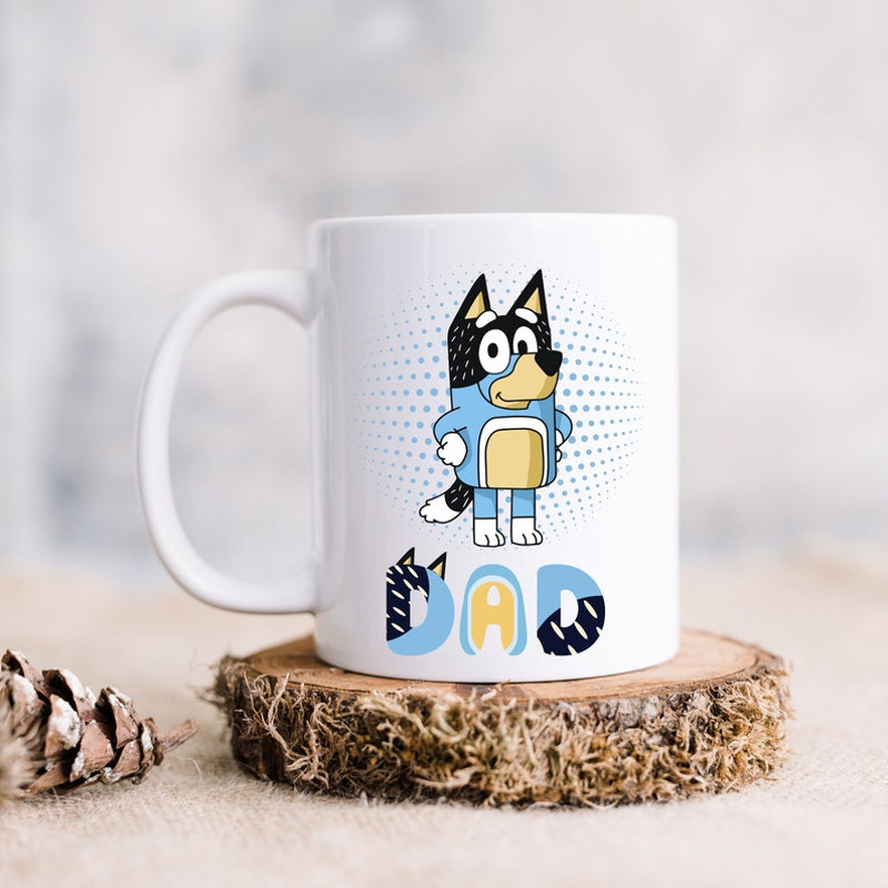 Bluey Chilli Cool Dad Mug,Bandit Dad Coffee Cup, Chilli Heeler Mug, Bluey Birthday Gift, Bluey Chilli Heeler Mug, Bluey Fathers Day Gift3.jpg