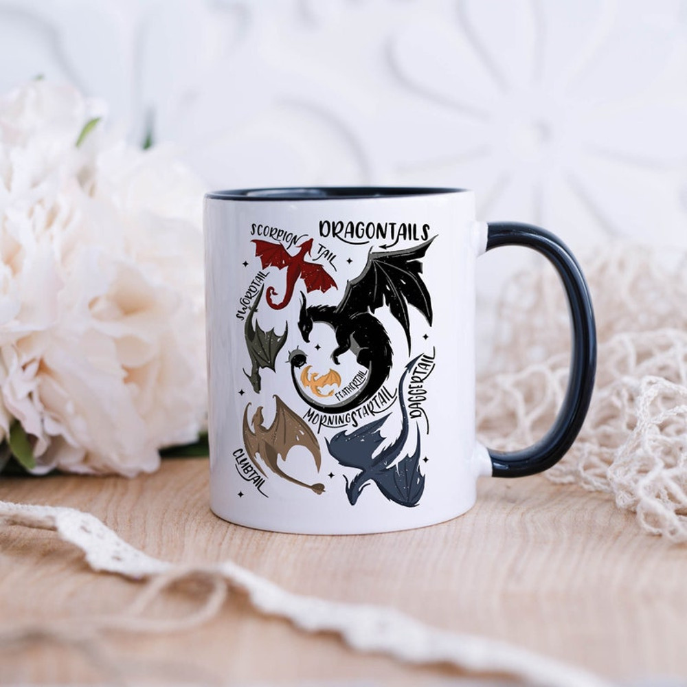 Basgiath War College Coffee Mug, Dragon Rider Mug, Fourth Wing Cup, Fantasy Lover Gift, Book Lover Gift1.jpg