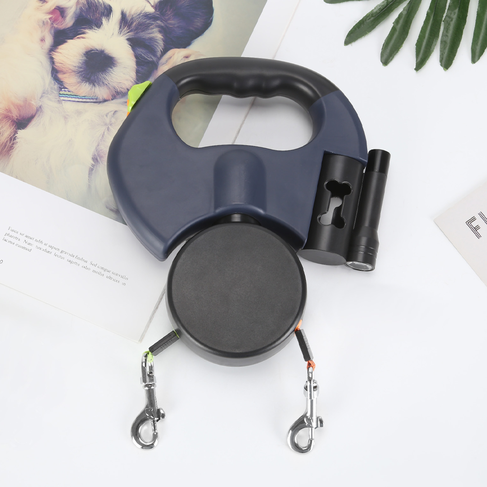 double dog leash retractable