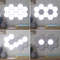 Hexagon Modular Touch LED Tile Lights (Set of 5) 6