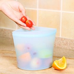 reusable silicone zip locks bags