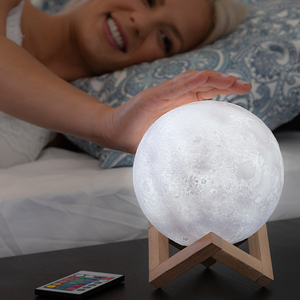 3D Glow Moon Light Lamp For A Dreamy Decor - Inspire Uplift