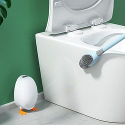 duck toilet brush set