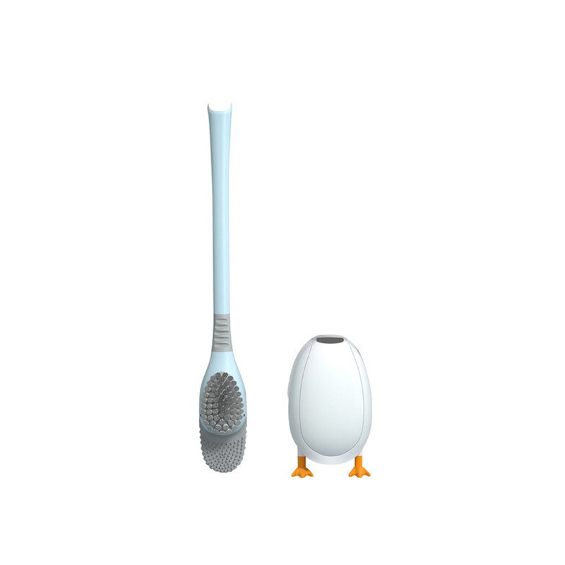 ducktoiletbrushset blue