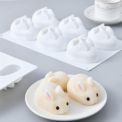 mini bunny silicone cake mold
