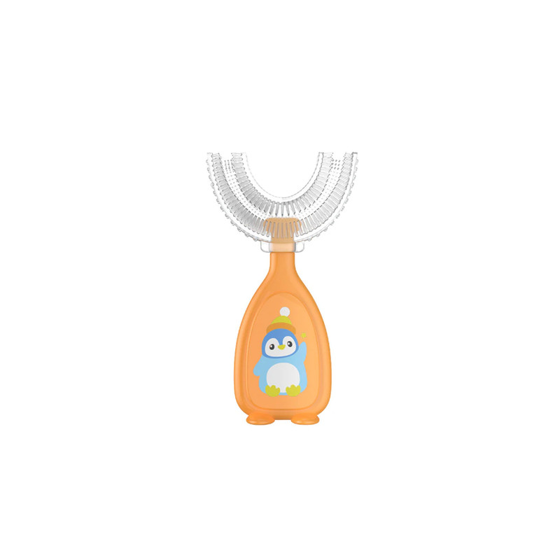 Soft Silicone Toothbrush Orange
