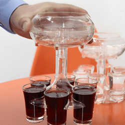 6 shot glass dispenser