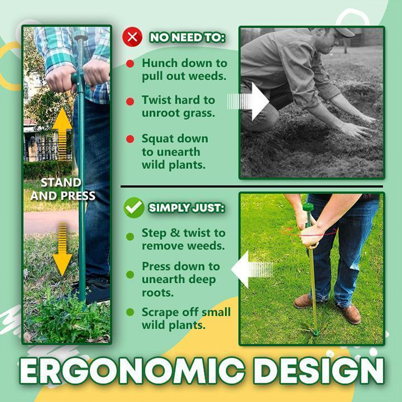 Standing Plant Root Remover Tool 7