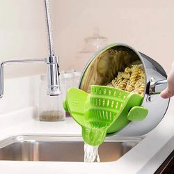smart kitchen silicone bowl & pot strainer