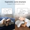 Pressure point relief pillow for restful sleep
