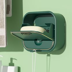 flip lid drain soap box