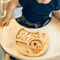 Bamboo Wooden Baby Dinner Plate Elephant 1