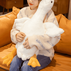 Giant Furry Duck Plush Toy