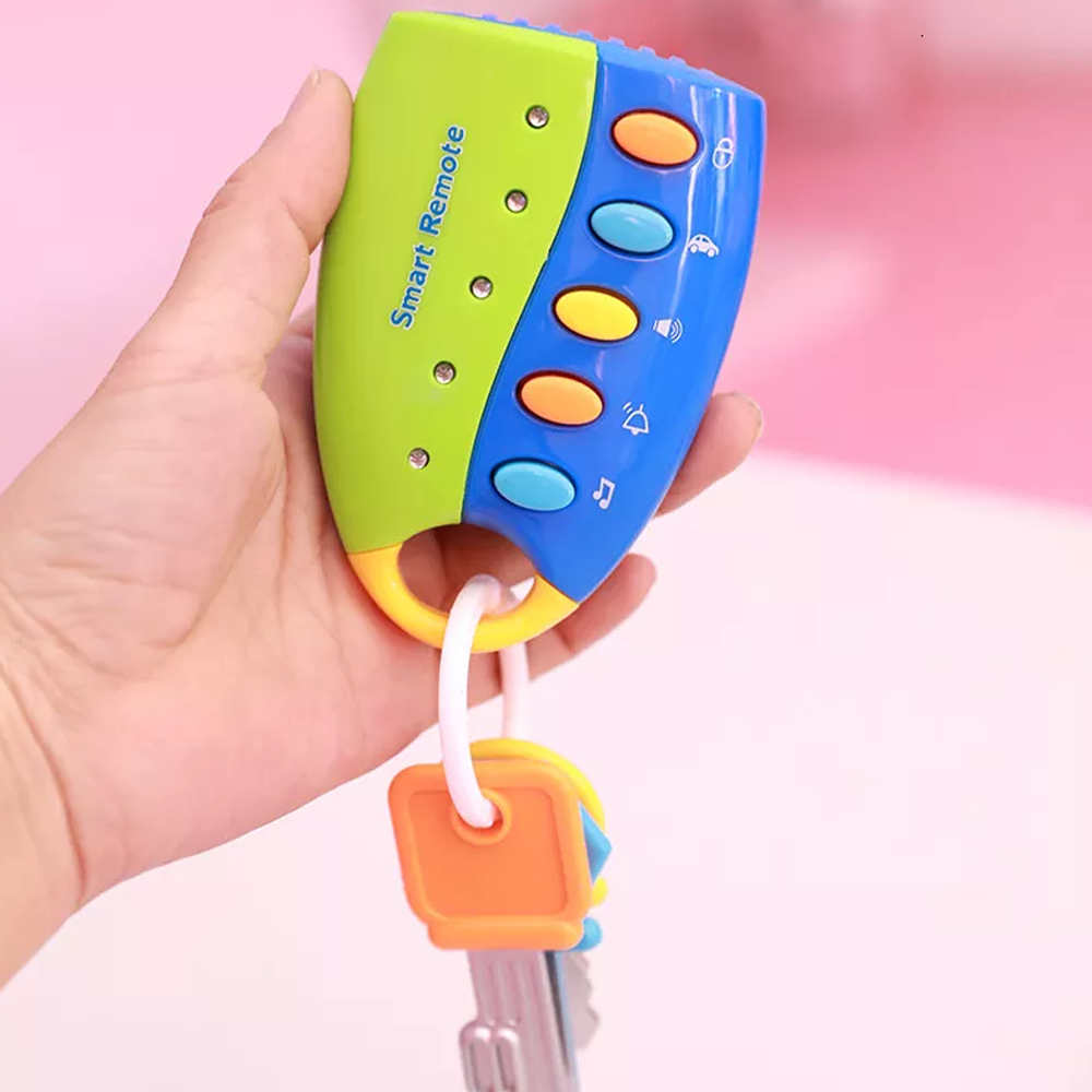 Educational Musical Baby Toy Car Remote Blue