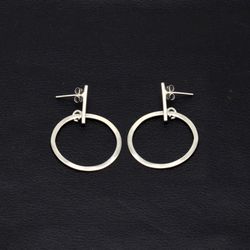 925 Sterling Silver handmade Hoop Earrings