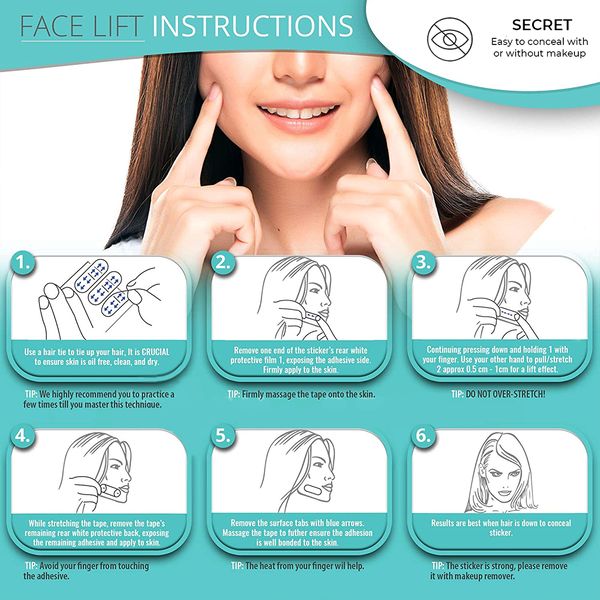 Invisible V Shape Face Tape Stickers - 5.png