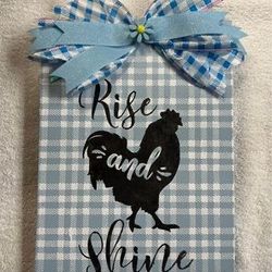 Rise and Shine wall hanging