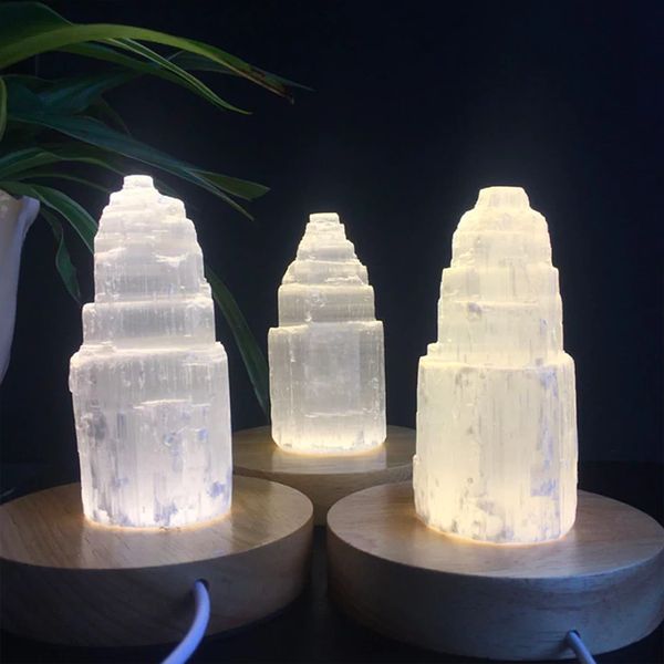 Natural Authentic Crystal Tower Selenite Lamp For Bedroom - 2.png