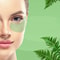 Natural seaweed eye mask for dark circles