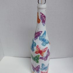 Handmade Butterfly Incense Burner Bottle