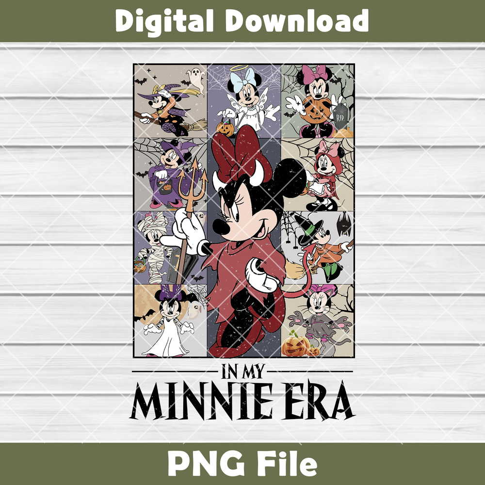 Minnie Ears Disney Halloween PNG Mickey Minnie Halloween PNG Vintage Disney Halloween PNG Nightmare On The Main PNG 0