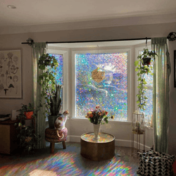 3d rainbow window film