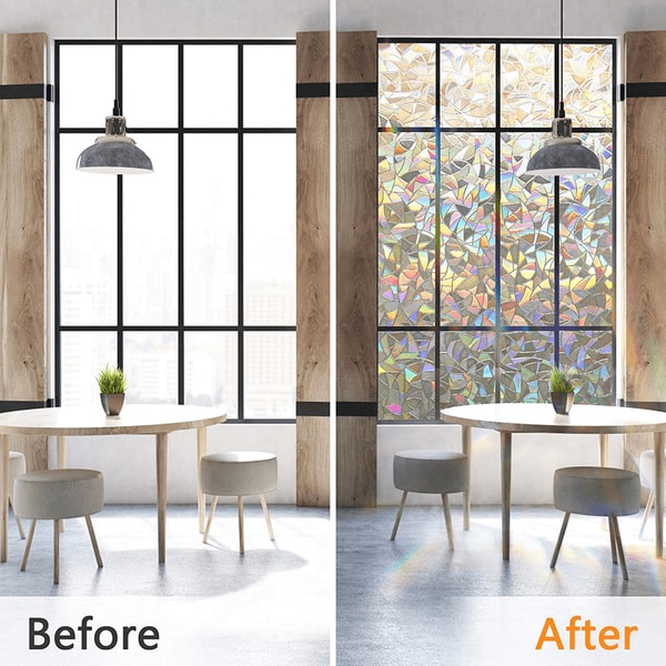 Rainbow Window 3D Rainbow Window Film | UV Protection & Style | Inspire Uplift