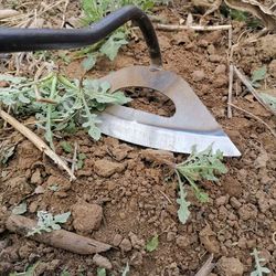 all steel hollow hoe for gardening – durable garden tool, perfect gift for gardeners