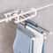 Spacesaving pants rack for small closets