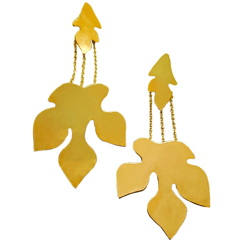 18 kt Gold Plated Statement Earrings