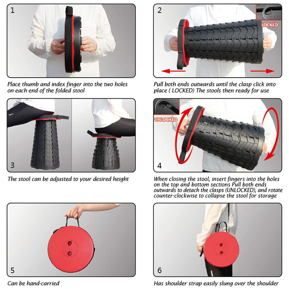 retractable stool