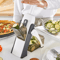 5in1 Safe Mandoline Slicer Vegetables Potato Slicer Food Chopper French Fry Cutter